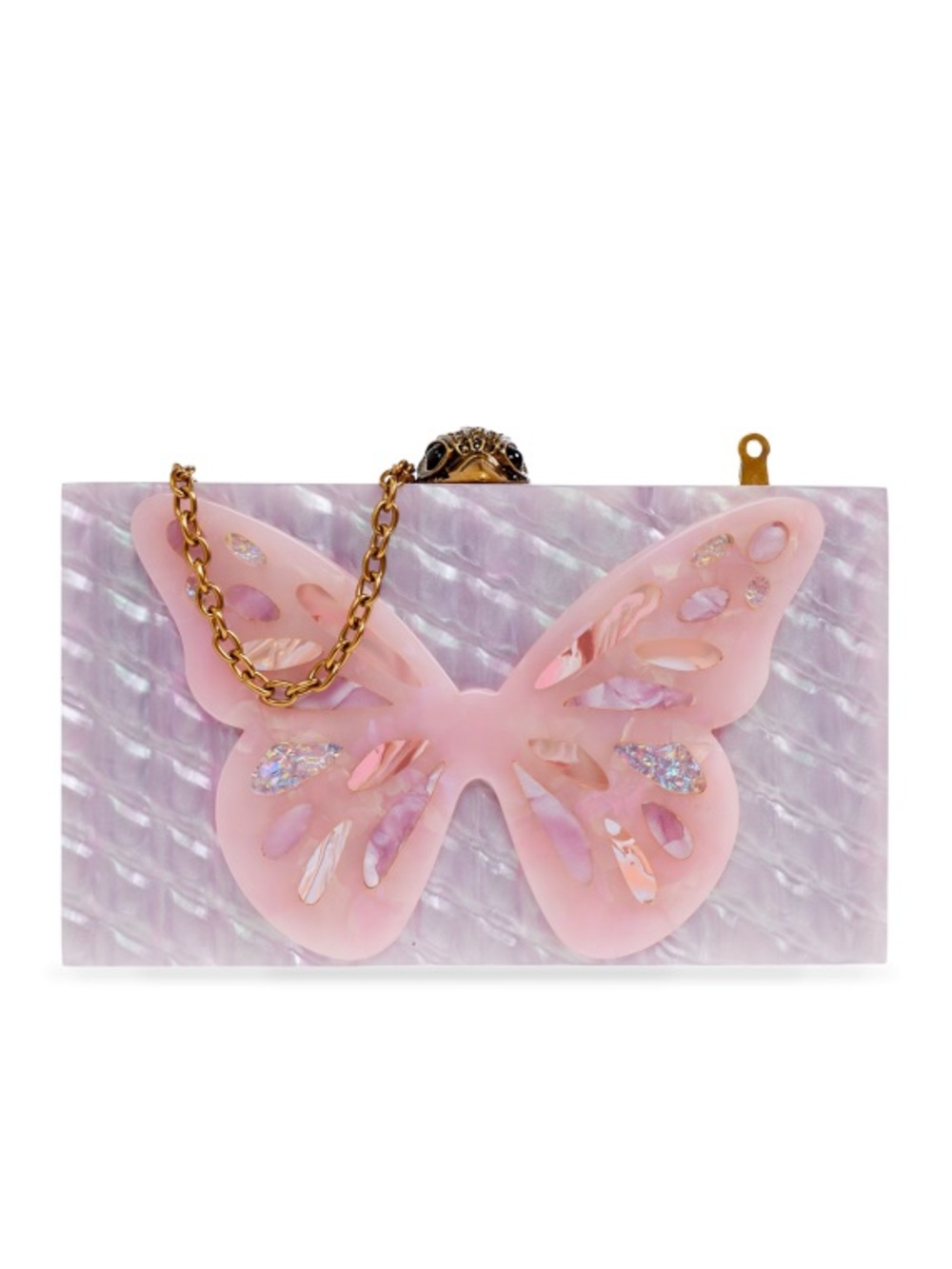 NWT Kurt Geiger Butterfly Box Clutch Crossbody Bag